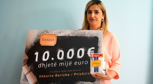 Mielli FINNESA dhuron shpërblimin e 10.000 €